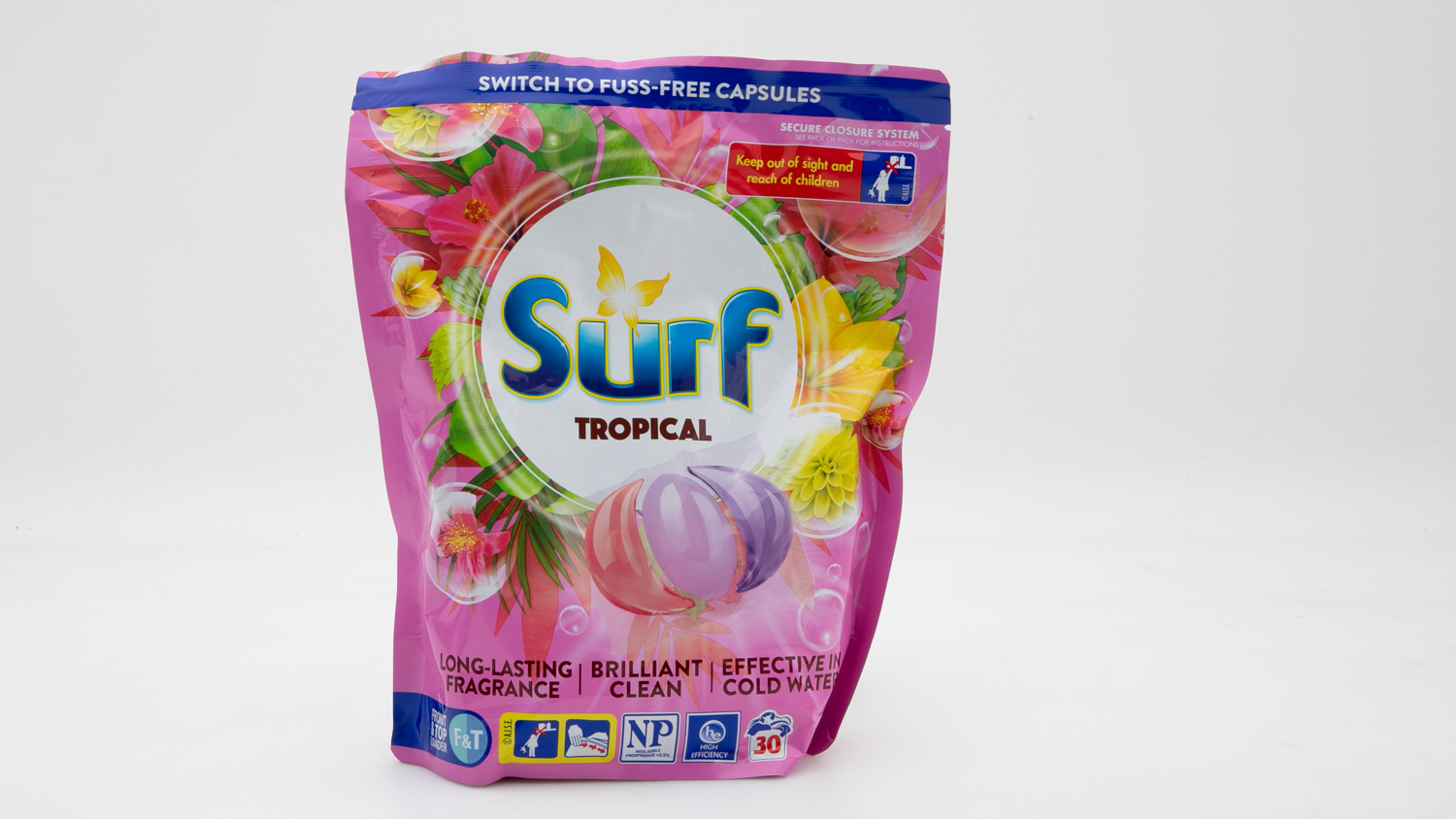 Surf Tropical 30 Capules 390g Top Loader carousel image